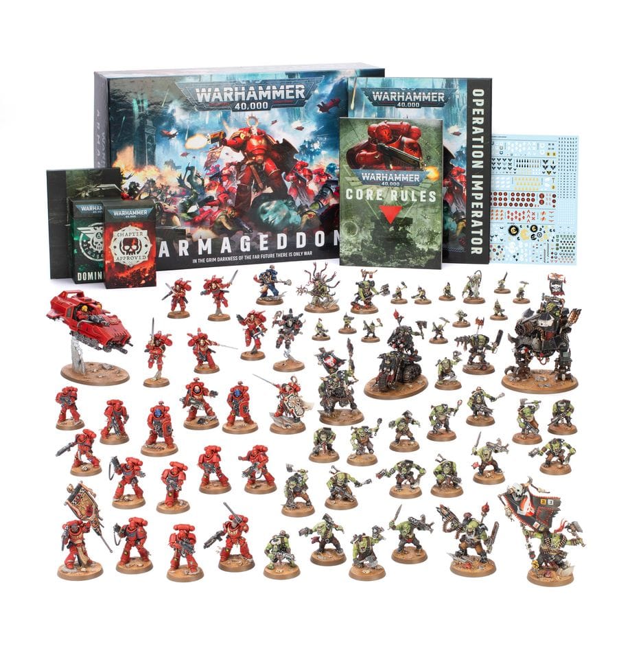 Warhammer 40k Armageddon box miniatures ready to paint